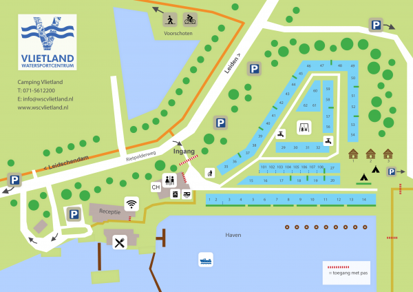 camping plattegrond